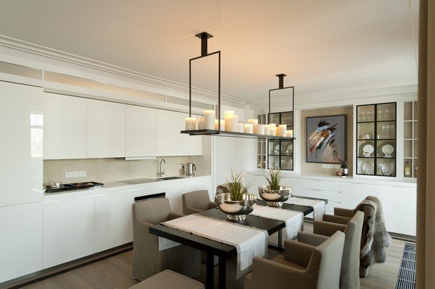 Фотография: Кухня и столовая в стиле Скандинавский, Квартира, Дома и квартиры, Москва – фото на INMYROOM