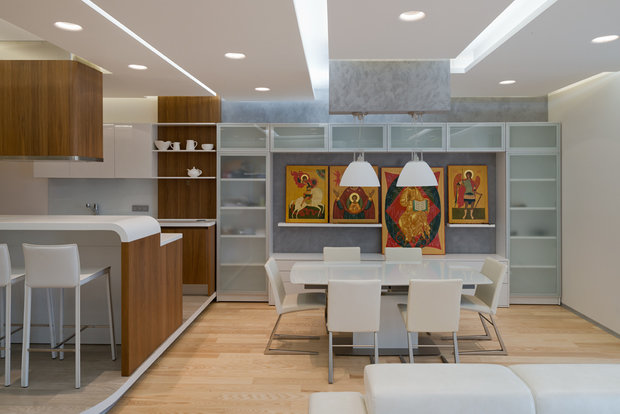 Фото из портфолио Квартира 135 кв.м. в ЖК Mirax Park   – фотографии дизайна интерьеров на INMYROOM