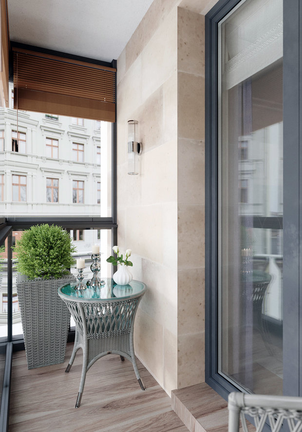 Фото из портфолио Дизайн квартиры в ЖК "Дом на Кирочной". Американская классика – фотографии дизайна интерьеров на INMYROOM