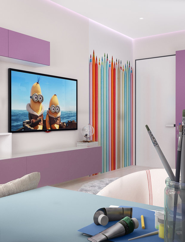 Фото из портфолио Уютная детская – фотографии дизайна интерьеров на INMYROOM