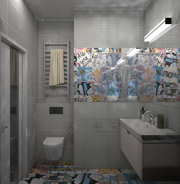 Фотография: Ванная в стиле Лофт – фото на INMYROOM