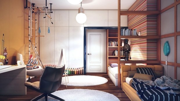 Фотография: Детская в стиле Современный, Интерьер комнат – фото на INMYROOM