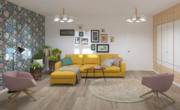 Фото из портфолио Квартира в скандинавском стиле – фотографии дизайна интерьеров на INMYROOM