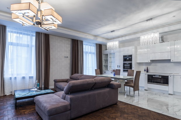 Фото из портфолио Квартира на Крестовском – фотографии дизайна интерьеров на INMYROOM