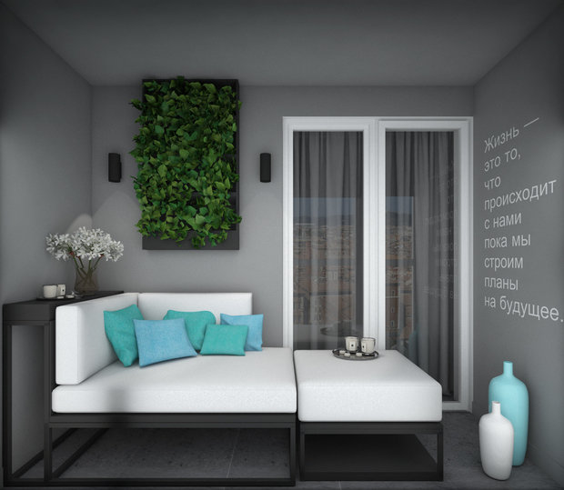 Фото из портфолио Серебристый минимал в пентхаусе – фотографии дизайна интерьеров на INMYROOM