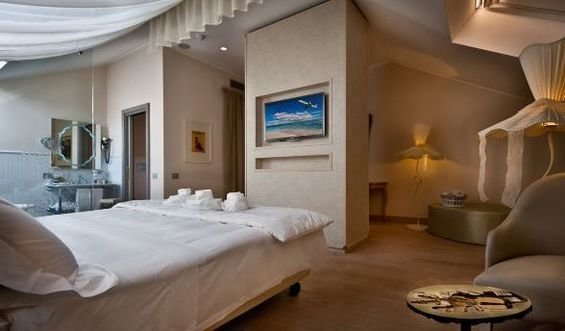 Фотография: Спальня в стиле Современный, Дома и квартиры, Городские места, Отель, Модерн, Милан, Замок – фото на INMYROOM