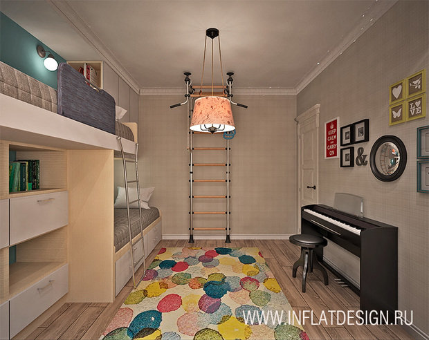 Фото из портфолио Трехкомнатная квартира – фотографии дизайна интерьеров на INMYROOM