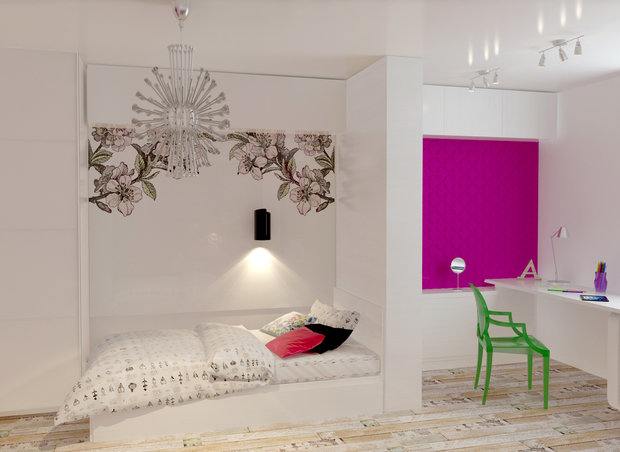 Фото из портфолио Дизайн проект квартиры  – фотографии дизайна интерьеров на INMYROOM