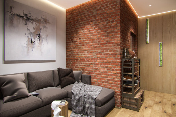 Фото из портфолио Квартира для молодой семьи в стиле лофт – фотографии дизайна интерьеров на INMYROOM