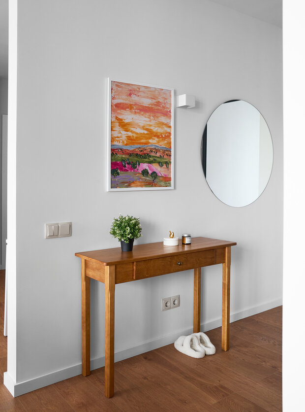 Фотография: Прихожая в стиле Современный, Квартира, Проект дня, Пенза, 2 комнаты, 60-90 метров, современный с элементами минимализма и скандинавского стиля, Евгения Григорькина – фото на INMYROOM