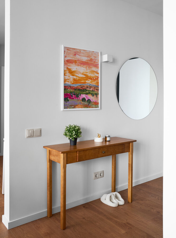 Фотография: Прихожая в стиле Современный, Квартира, Проект дня, Пенза, 2 комнаты, 60-90 метров, современный с элементами минимализма и скандинавского стиля, Евгения Григорькина – фото на INMYROOM