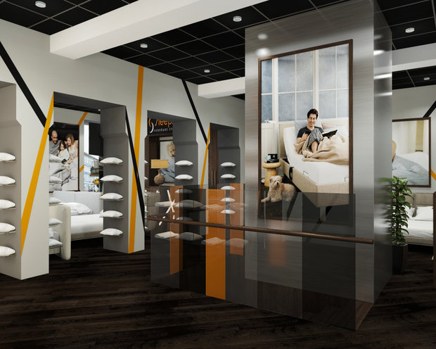 Фото из портфолио Шоу-рум "Sleep System" в г. Москва – фотографии дизайна интерьеров на INMYROOM
