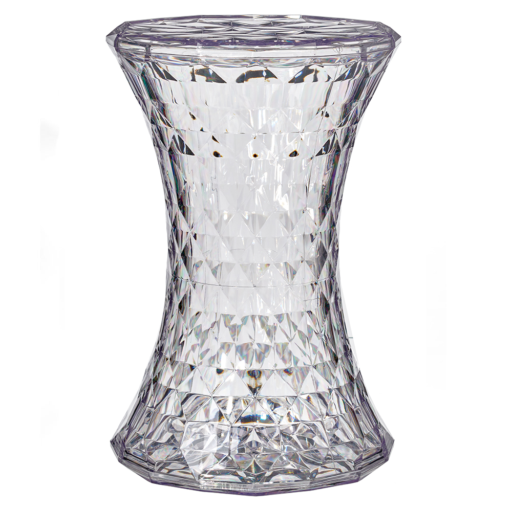 Стул-пуф Stone из цельнолитого прозрачного  поликарбоната