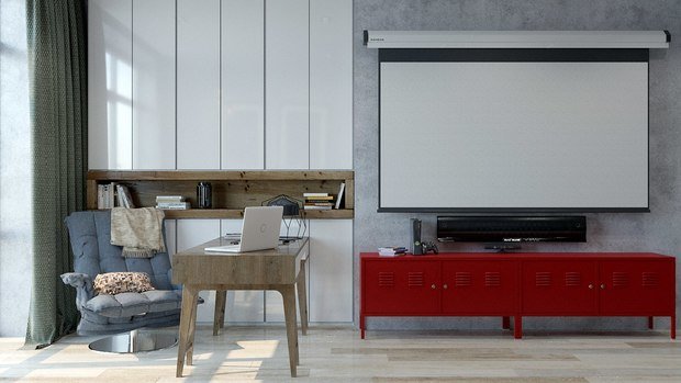 Фото из портфолио Мягкий брутализм – фотографии дизайна интерьеров на INMYROOM