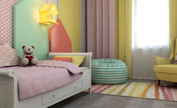 Фото из портфолио Vintage colors for Girl – фотографии дизайна интерьеров на INMYROOM