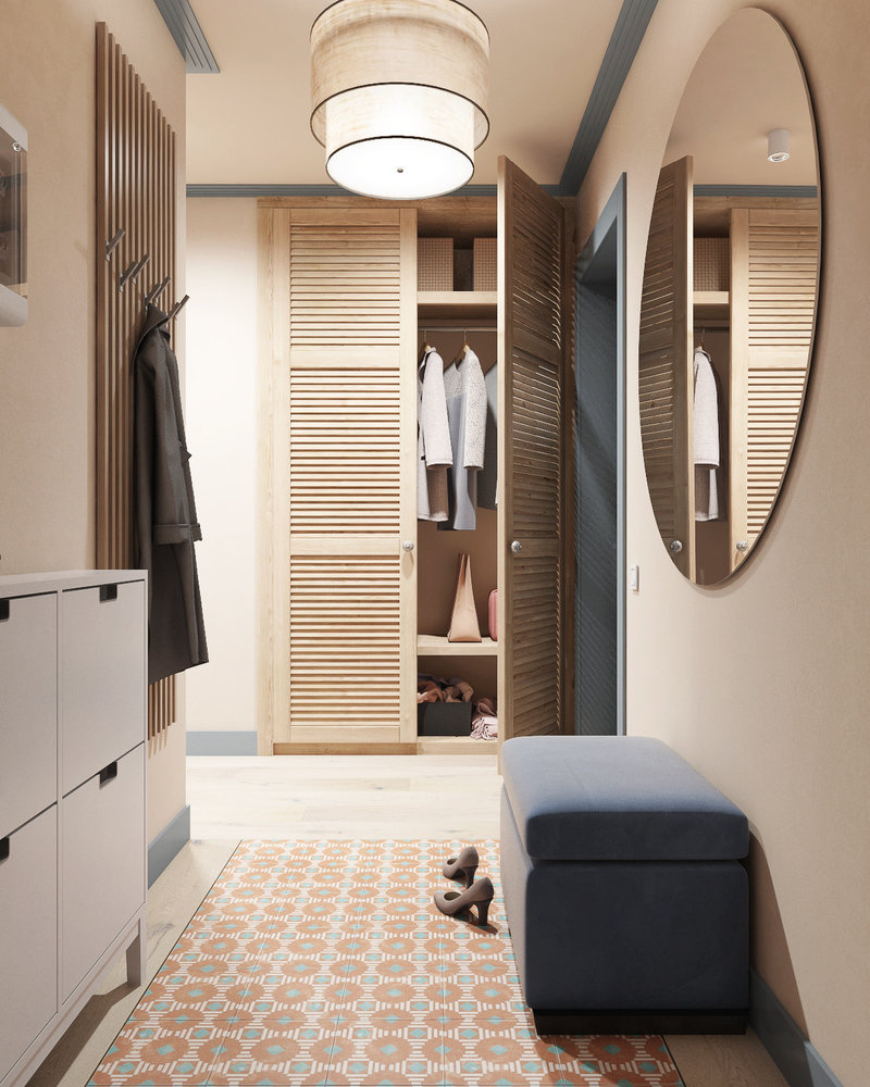 Фотография: Прихожая в стиле Современный, Эклектика, Проект недели, Москва, 2 комнаты, 60-90 метров, Манана Хучуа – фото на INMYROOM
