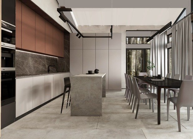 Фото из портфолио Проект загородного дома,  г. Москва – фотографии дизайна интерьеров на INMYROOM