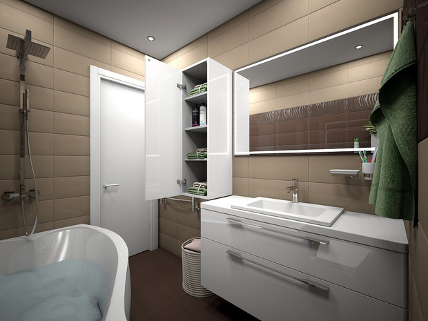 Фотография: Ванная в стиле Современный – фото на INMYROOM