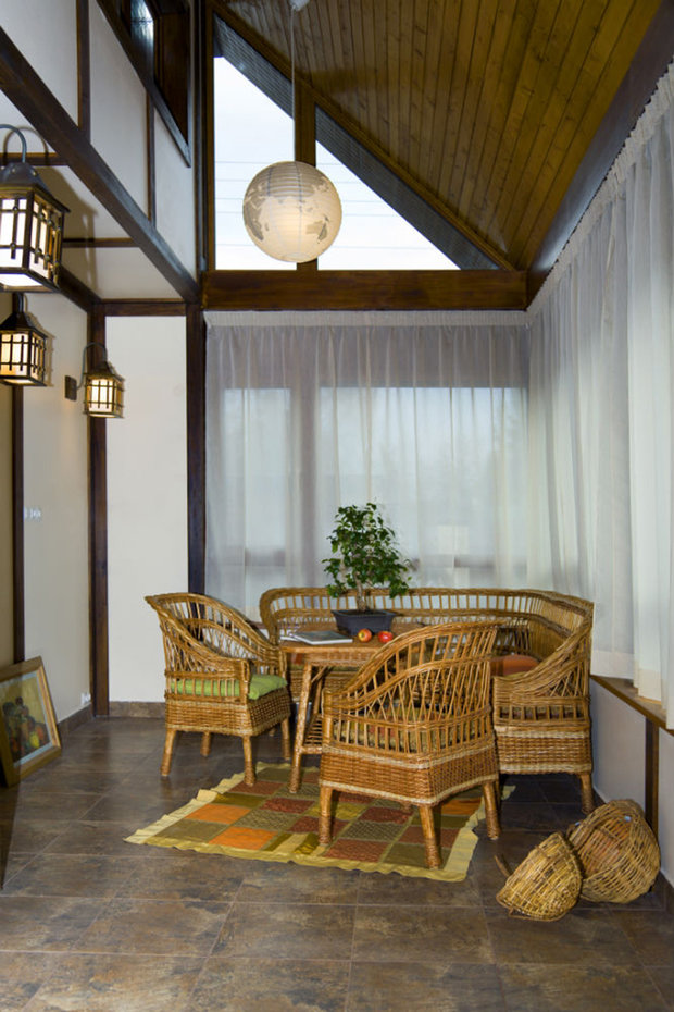 Фото из портфолио Коттедж. Гостиная – фотографии дизайна интерьеров на INMYROOM