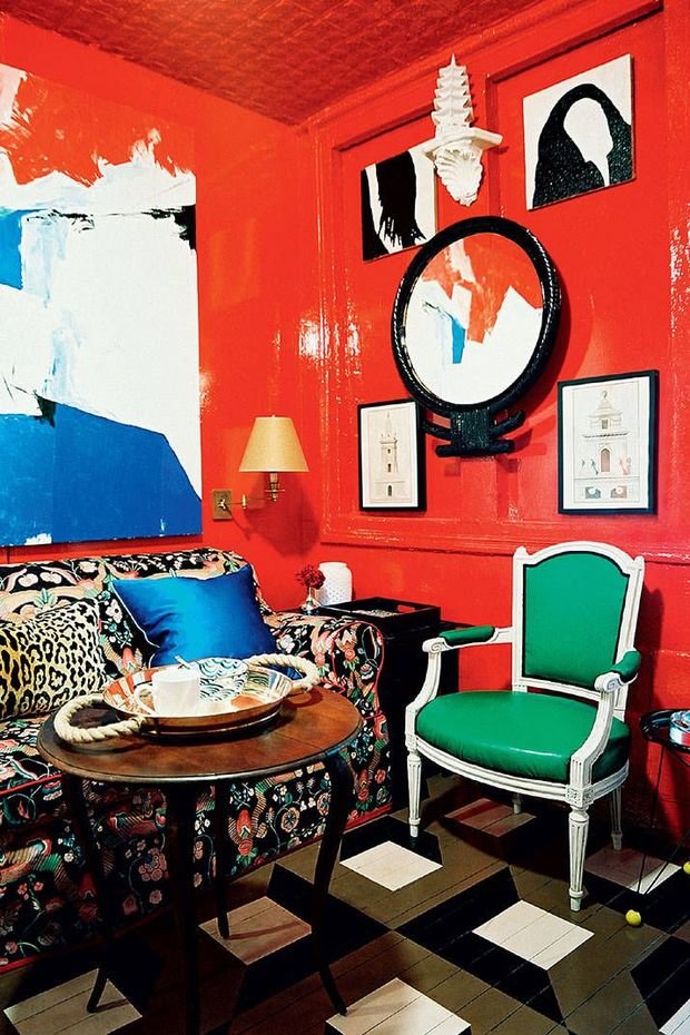 Фото из портфолио Красный цвет – фотографии дизайна интерьеров на INMYROOM