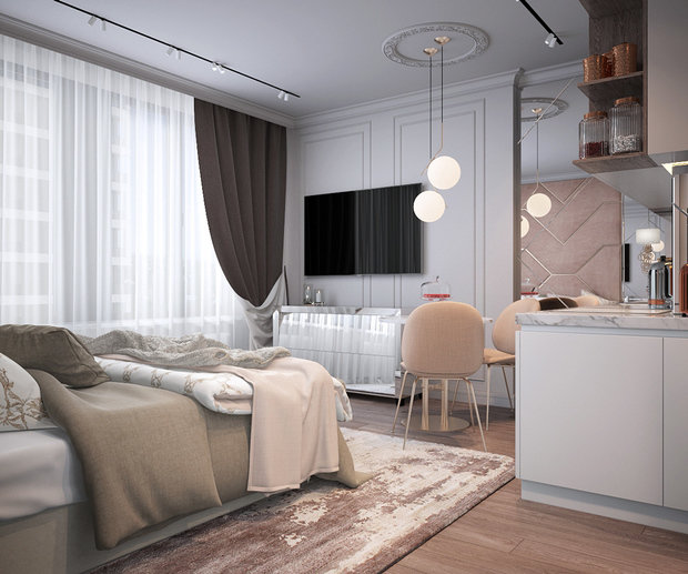 Фото из портфолио квартира малышка – фотографии дизайна интерьеров на INMYROOM