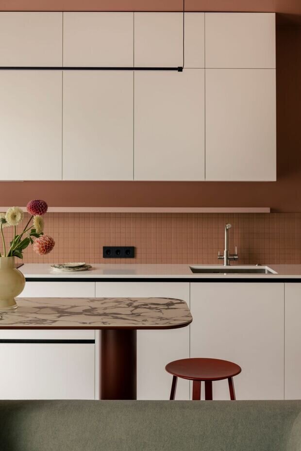 Фотография: Кухня и столовая в стиле Современный, Квартира, Проект дня, Беларусь, Минск, Более 90 метров – фото на INMYROOM