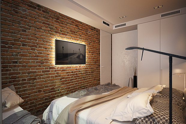 Фото из портфолио Спальня контрастов – фотографии дизайна интерьеров на INMYROOM