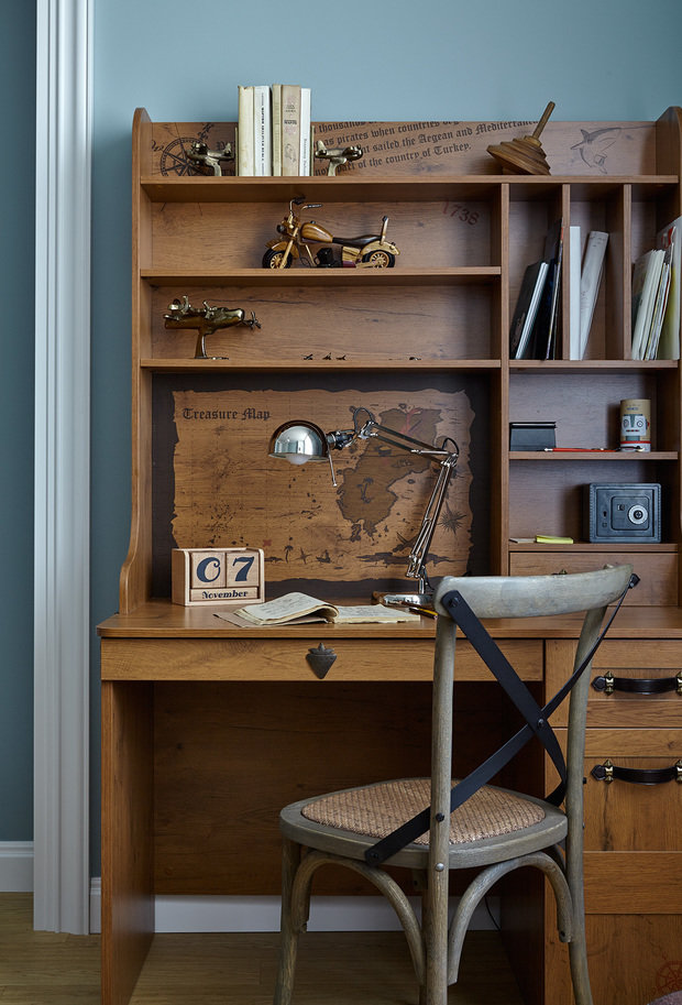 Фотография: Кабинет в стиле Классический, Современный, Квартира, Проект недели, 4 и больше, Более 90 метров, #эксклюзивныепроекты, Екатерина Углова – фото на INMYROOM