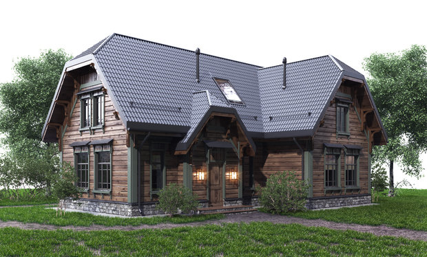 Фото из портфолио Home in the Woods дома – фотографии дизайна интерьеров на INMYROOM