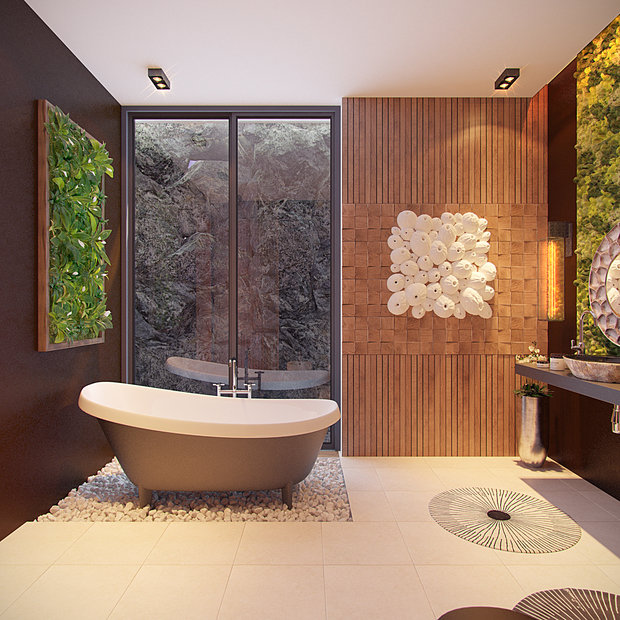 Фото из портфолио Дом с панорманым остеклением в г.Краснодар – фотографии дизайна интерьеров на INMYROOM