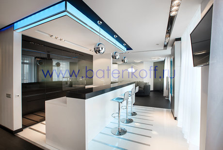  Фото реализованной гостиной в квартире в ЖК Антарес от Батенькофф