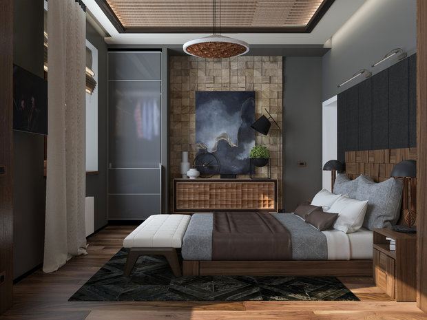 Фото из портфолио Спальня "Prim" – фотографии дизайна интерьеров на INMYROOM