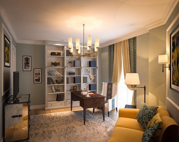 Фотография: Кабинет в стиле Прованс и Кантри – фото на INMYROOM