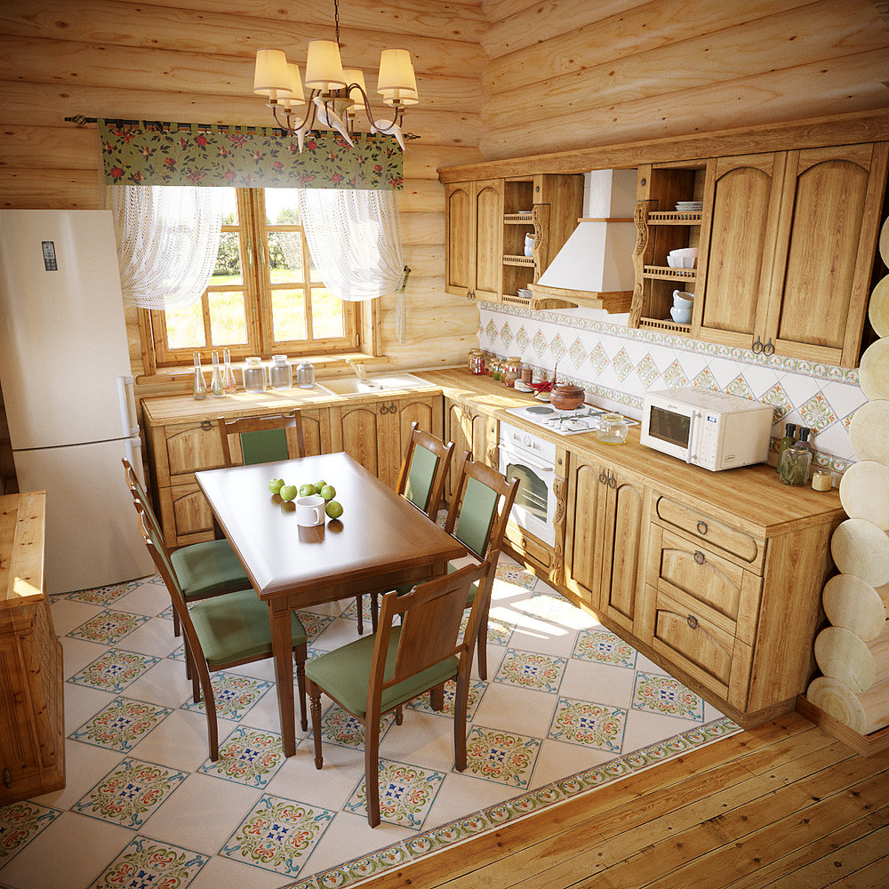 Фото из портфолио Дачный дом из оцилиндрованного бревна – фотографии дизайна интерьеров на INMYROOM Фото из портфолио Дачный дом из оцилиндрованного бревна – фотографии дизайна интерьеров на INMYROOM