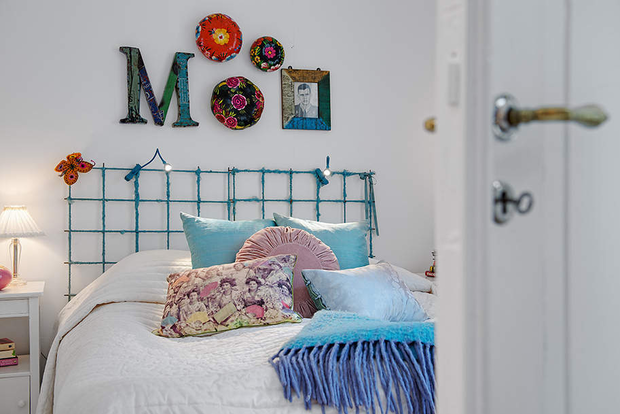 Фотография: Спальня в стиле Скандинавский, Малогабаритная квартира, Квартира, Швеция, Цвет в интерьере, Дома и квартиры, Белый – фото на INMYROOM