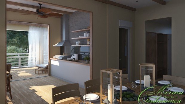 Фото из портфолио Терраса в Сочи – фотографии дизайна интерьеров на INMYROOM