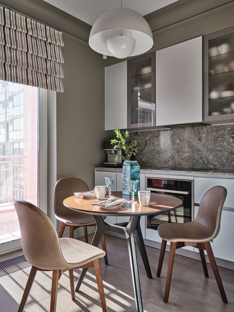 Фотография: Кухня и столовая в стиле Современный, Квартира, Проект недели, Москва, 4 и больше, Более 90 метров, Карина Сейфуль-Мулюкова – фото на INMYROOM