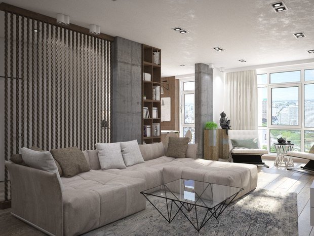 Фото из портфолио Уютный лофт для двоих – фотографии дизайна интерьеров на INMYROOM