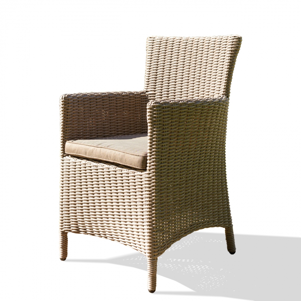 Садовое кресло Saint-Martin табачно-коричневого цвета