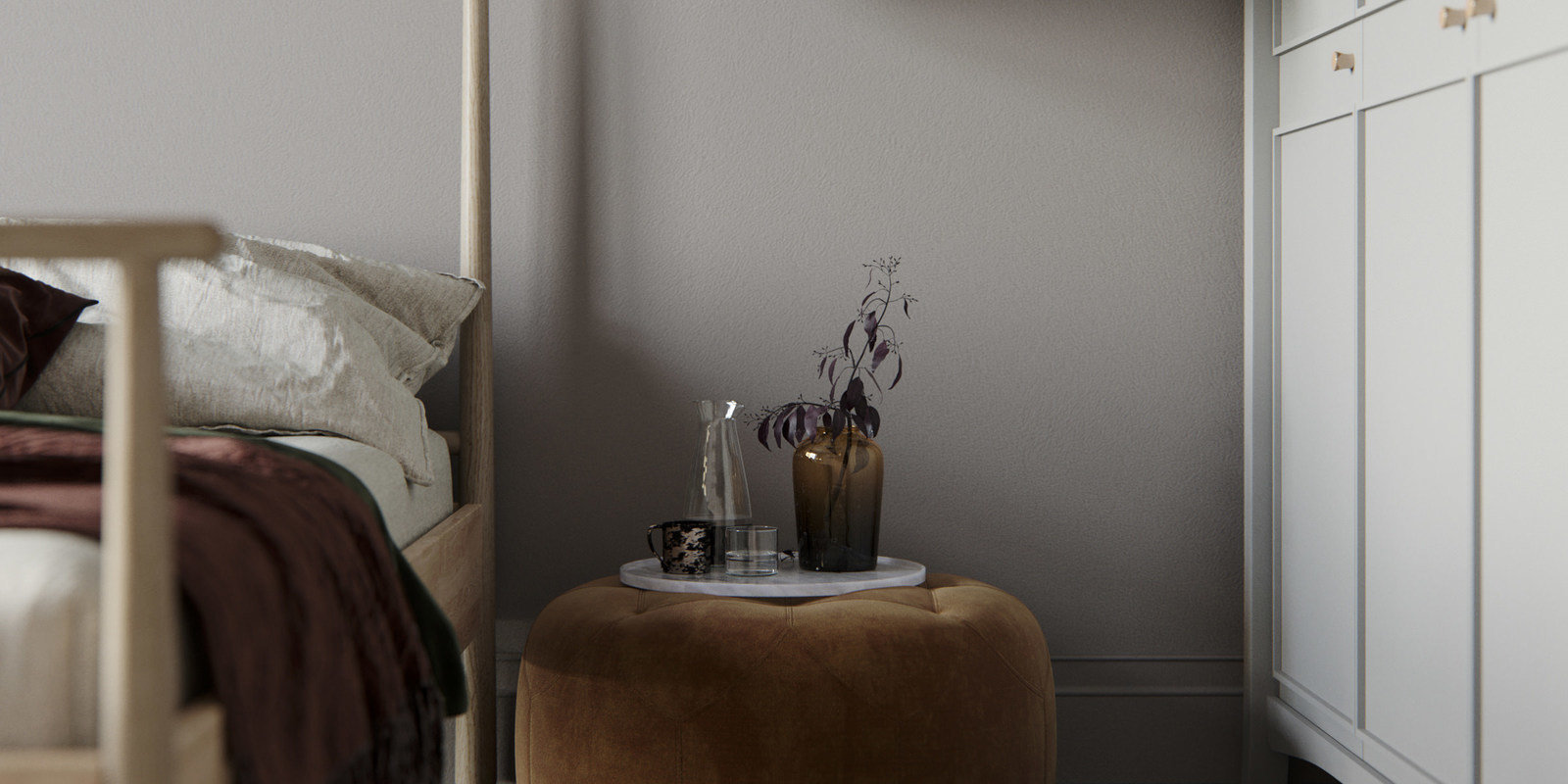 Фотография: Спальня в стиле Скандинавский, Современный, Квартира, Проект недели, Минск, Евгения Лыкасова, 2 комнаты, 60-90 метров, J.Lykasova Studio – фото на INMYROOM Фотография: Спальня в стиле Скандинавский, Современный, Квартира, Проект недели, Минск, Евгения Лыкасова, 2 комнаты, 60-90 метров, J.Lykasova Studio – фото на INMYROOM