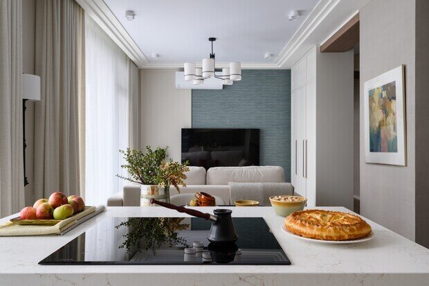 Фотография: Кухня и столовая в стиле Современный, Проект дня, Новосибирск, 4 и больше, Более 90 метров, Эксклюзивные проекты, Полина Степанова, эклектичный с элементами этники и современного дизайна – фото на INMYROOM