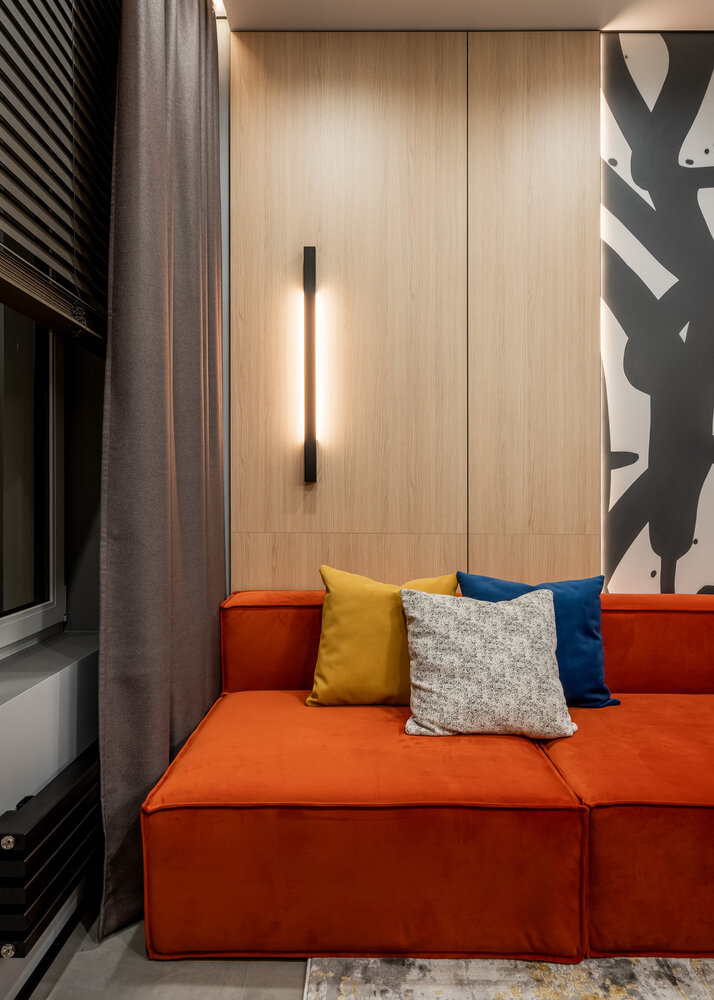 Фотография: Гостиная в стиле Современный, Квартира, Проект дня, Москва, 2 комнаты, 60-90 метров, современный с элементами минимализма и арт-деко, Маргарита Макурина – фото на INMYROOM Фотография: Гостиная в стиле Современный, Квартира, Проект дня, Москва, 2 комнаты, 60-90 метров, современный с элементами минимализма и арт-деко, Маргарита Макурина – фото на INMYROOM