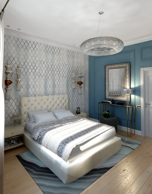 Фото из портфолио Современная классика в сталинке – фотографии дизайна интерьеров на INMYROOM