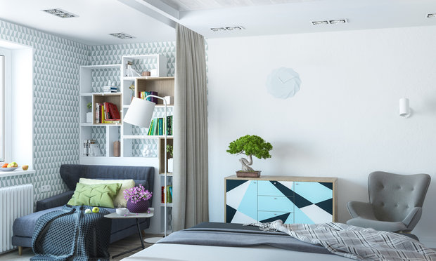Фотография: Спальня в стиле Скандинавский – фото на INMYROOM