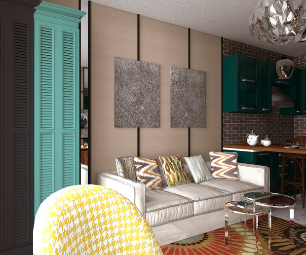 Фото из портфолио Клуб одиноких людей – фотографии дизайна интерьеров на INMYROOM