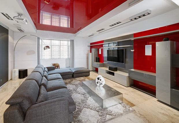 Фото из портфолио Дизайн  гостиной для современной семьи  – фотографии дизайна интерьеров на INMYROOM