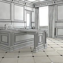 Фото из портфолио Кабинет в Английском стиле – фотографии дизайна интерьеров на INMYROOM