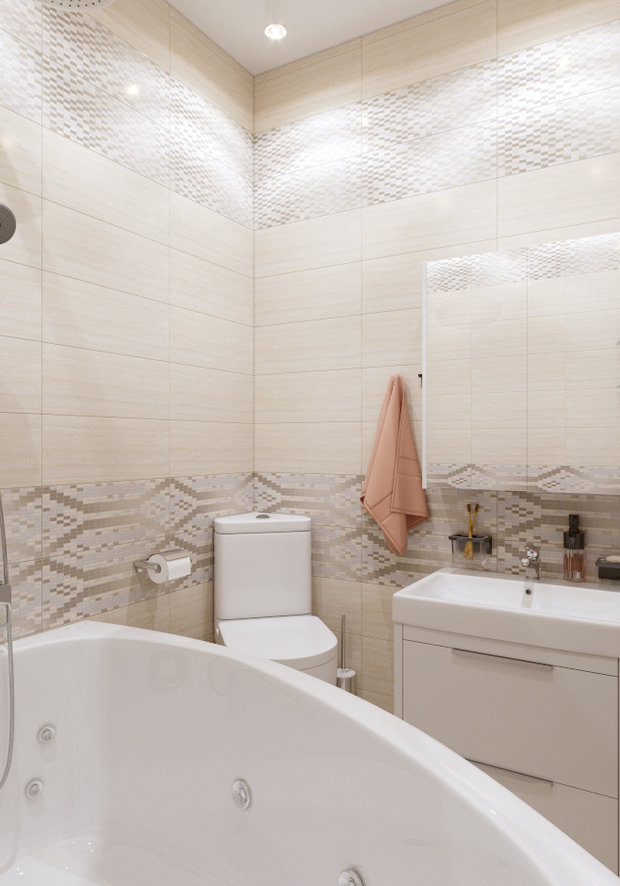 Фото из портфолио Персиковые тона – фотографии дизайна интерьеров на INMYROOM