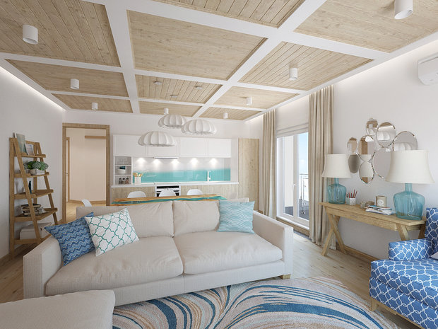 Фото из портфолио Квартира в г.Сочи, 97 кв.м. – фотографии дизайна интерьеров на INMYROOM