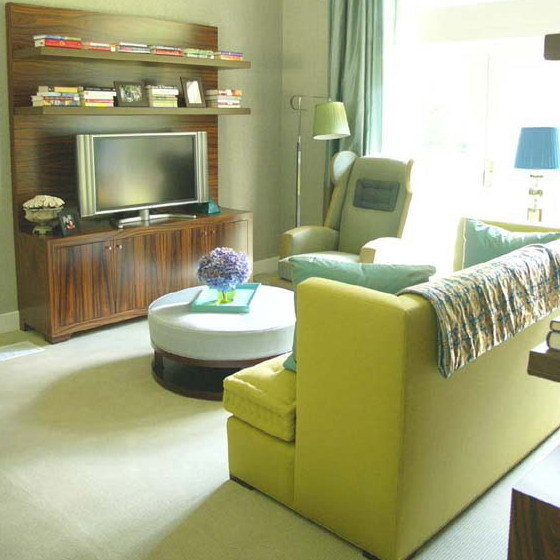 Фотография: Гостиная в стиле Современный, Декор интерьера, Дизайн интерьера, Цвет в интерьере – фото на INMYROOM